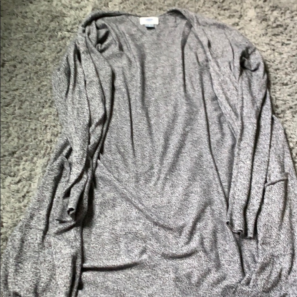 Long Gray Cardigan